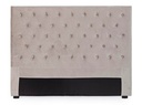 Testiera Letto Caspar Grigio Chiaro 160