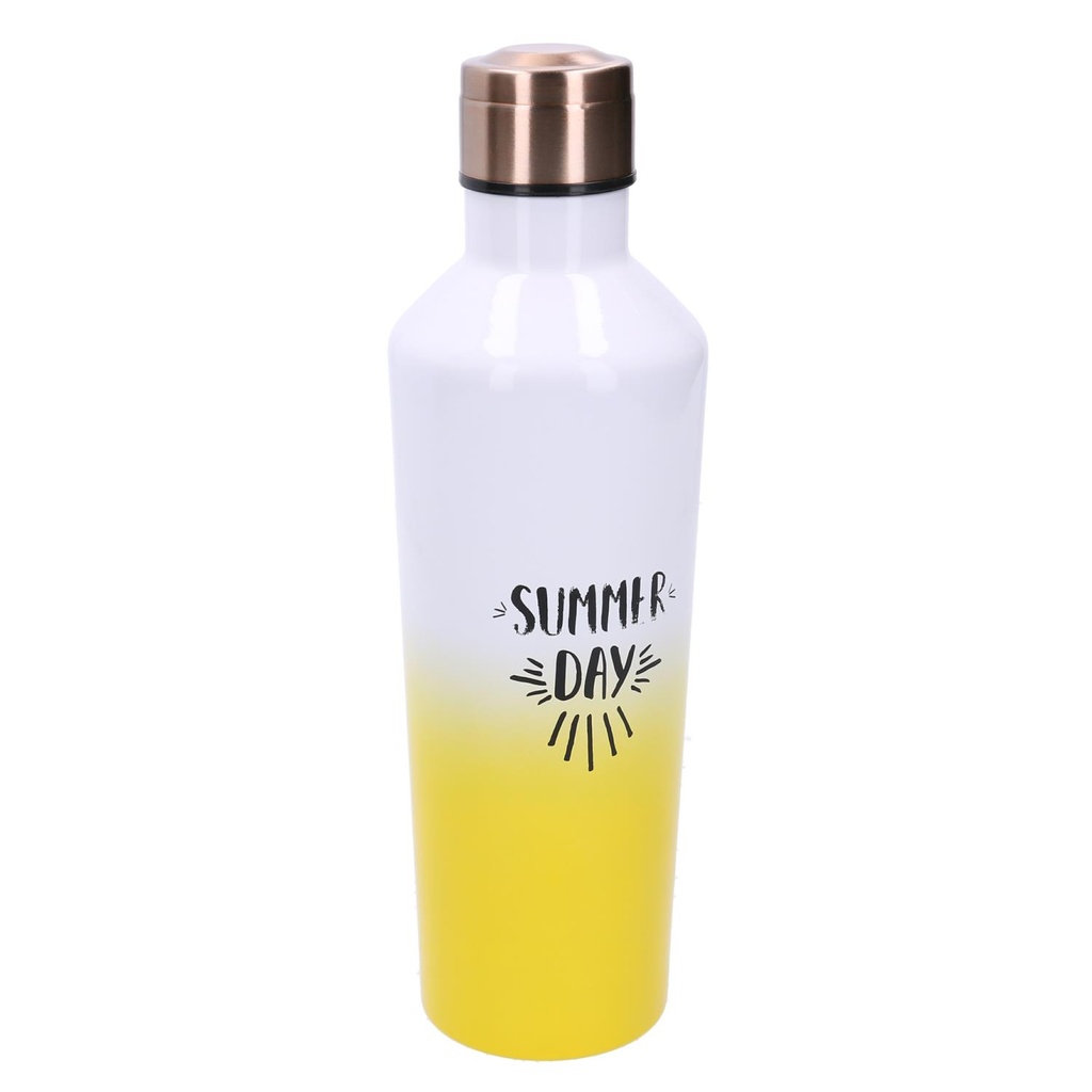 Termos tondo in acciaio giallo 0,5L cm7x6,5h25,5