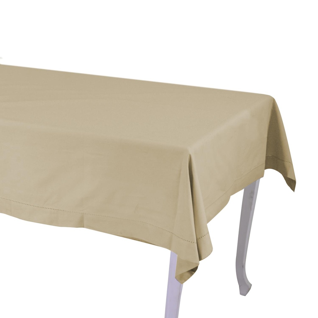 Tovaglia rettangolare beige cm140x180