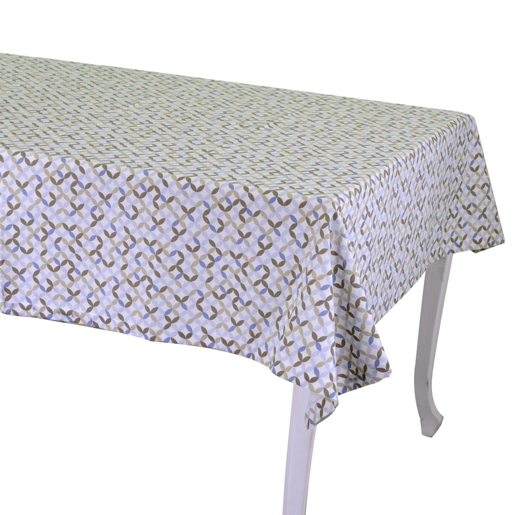 Tovaglia rettangolare beige optical cm140x240