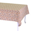 Tovaglia bordeaux rettangolare 140x240 cm in tessuto di cotone