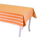Tovaglia a righe arancione rettangolare cm140x240