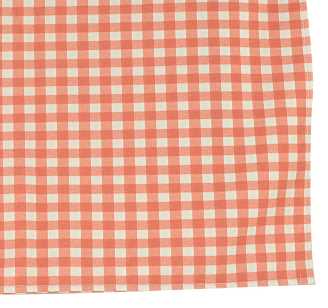 Tovaglia Quadretti Arancio 140 x 140 cm