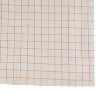 Tovaglia Quadri Arancio 140x140 cm
