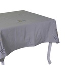 Tovaglia in tessuto stile 12 beige 140x240 cm