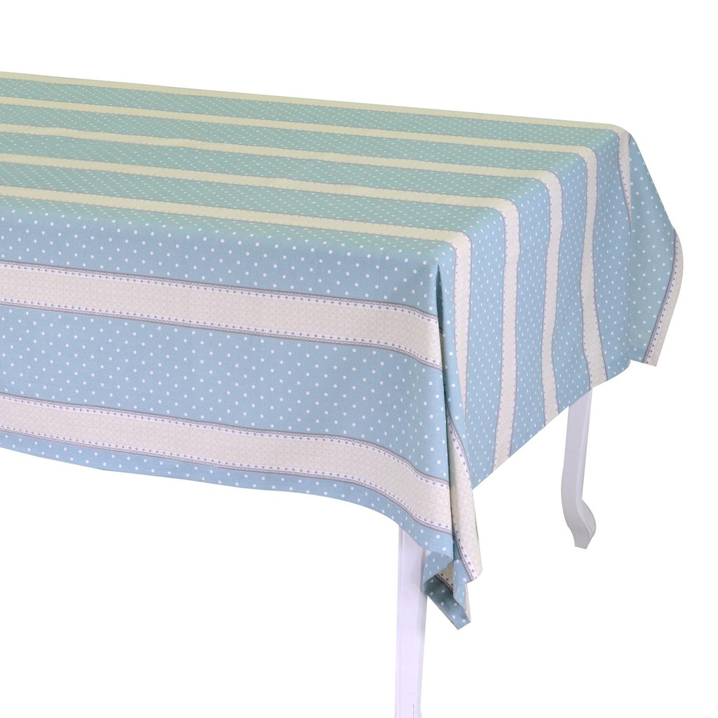 Tovaglia verde romantica Venice Veronarett cm140x240