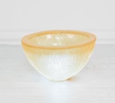 Vaso elegante in resina, finitura bianca, 80x80x45