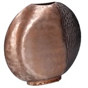 Vaso in metallo bronzo cm31x9h29
