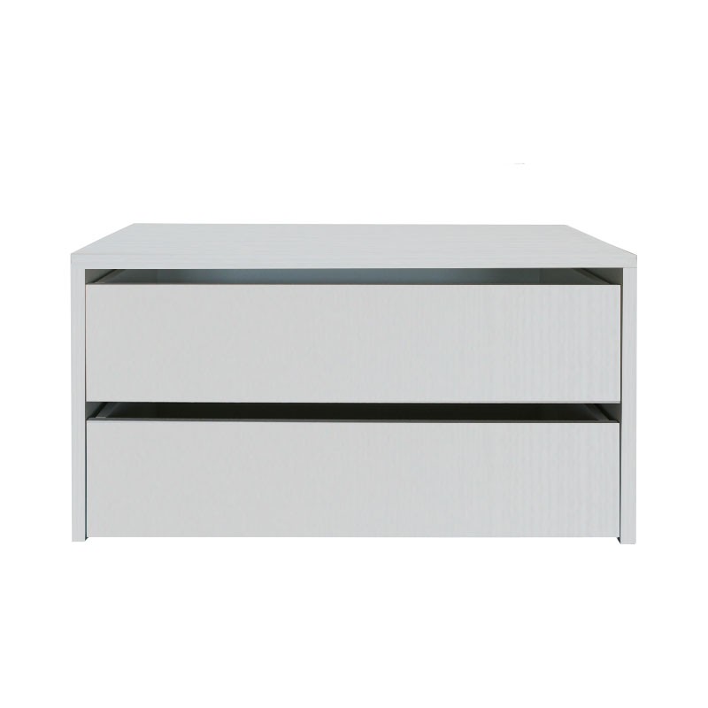 Cassettiera in legno per interno amadio colore Bianco cm H.50xL.86,5xP.45