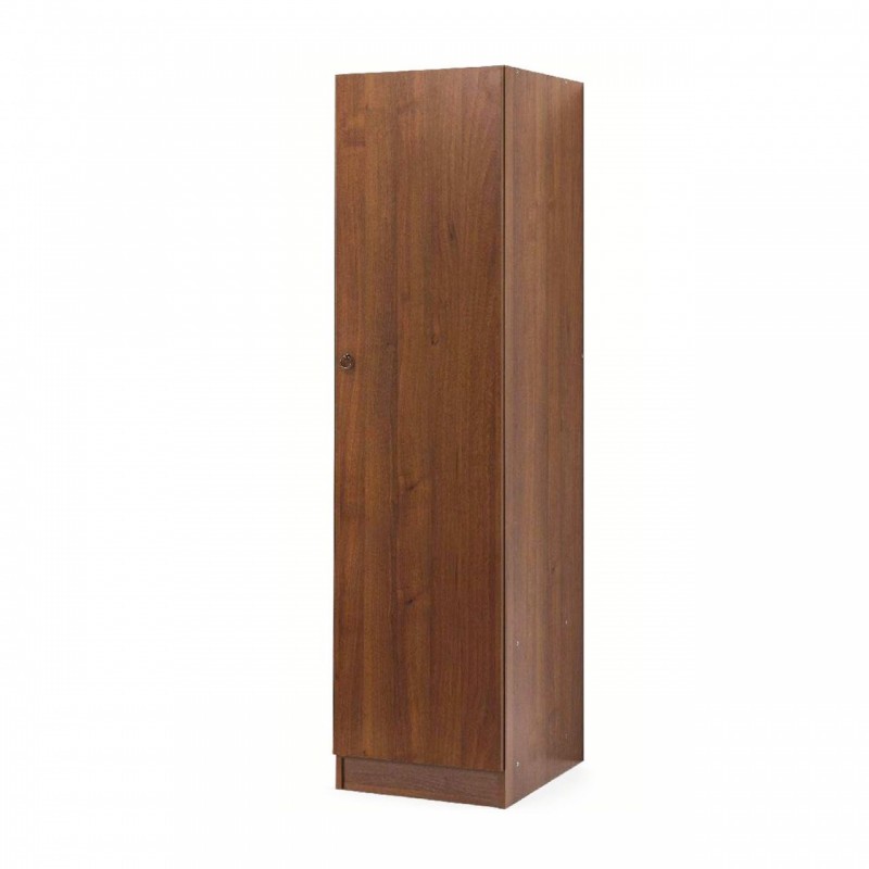 Armadio componibile per camera 1 anta Noce Antico Cm 45x60xH 180