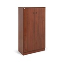 Armadio scarpiera Noce Antico in legno nobilitato 2 ante/4 ripiani 130x71x38