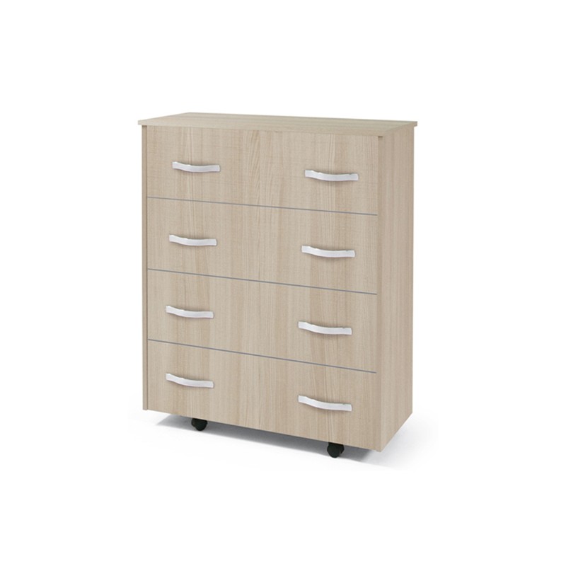 Mobile giroletto Olmo in legno nobilitato con rete a doghe 85x36xH.100 cm