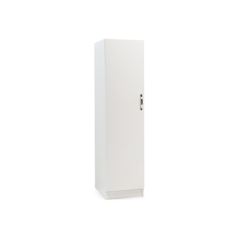 Armadio componibile per camera 1 ante bianco frassinato Cm 45x60xH 180