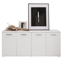 Mobile multiuso da soggiorno in legno nobilitato 180x80x45 cm