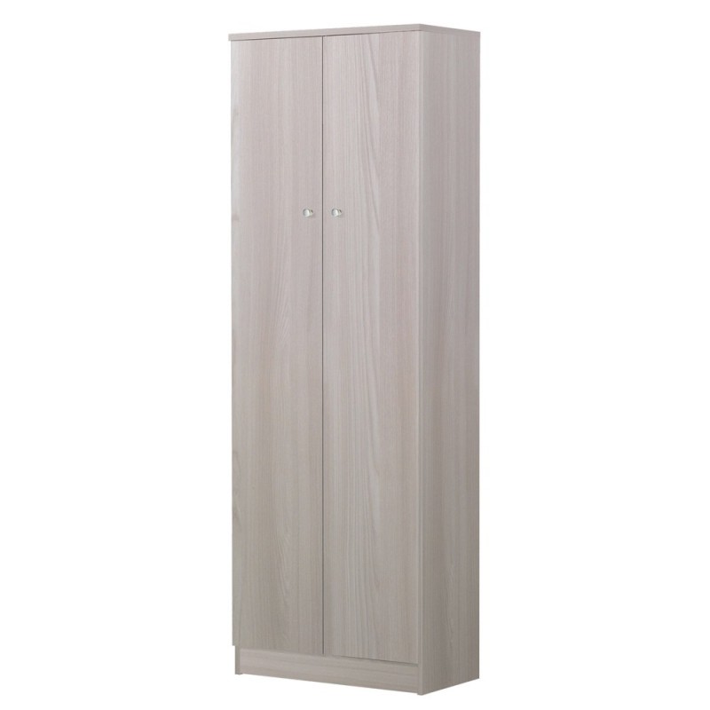 Armadio Multiuso Due Ante Olmo Chiaro 62x34x h182 cm