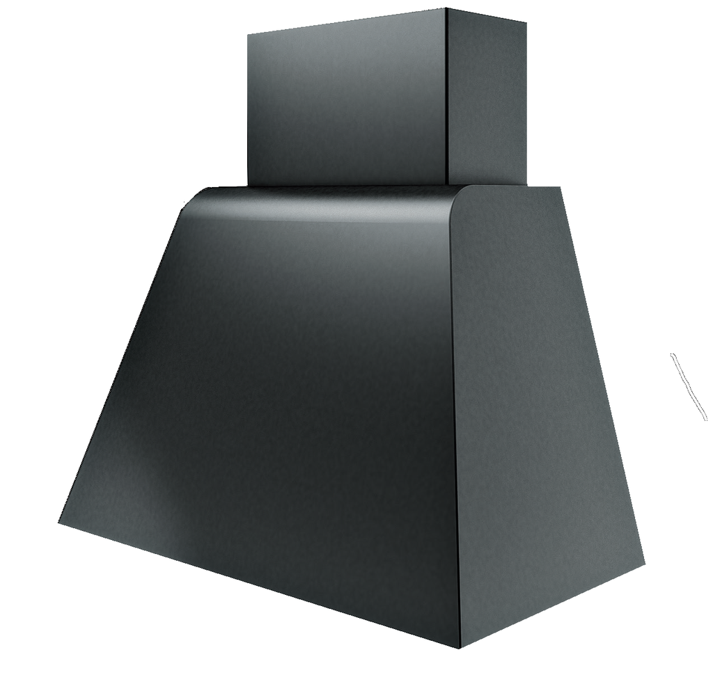 Cappa aspirante in acciaio inox brunito 110x37,2x49 cm