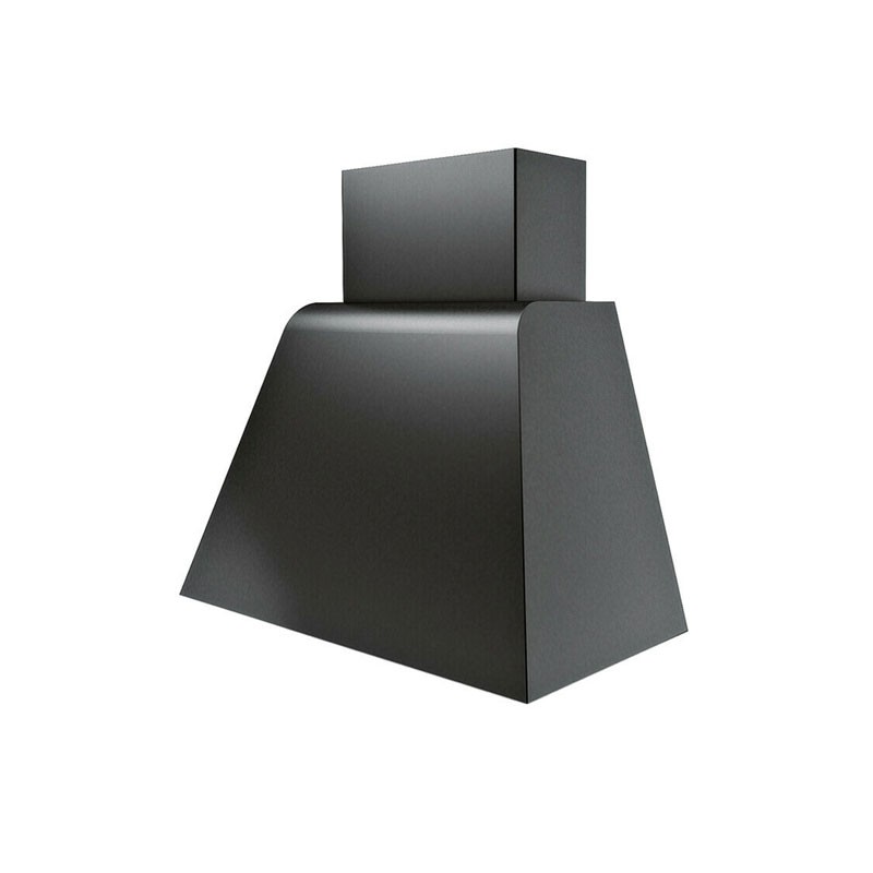 Cappa aspirante in acciaio inox brunito 80x37x49 cm