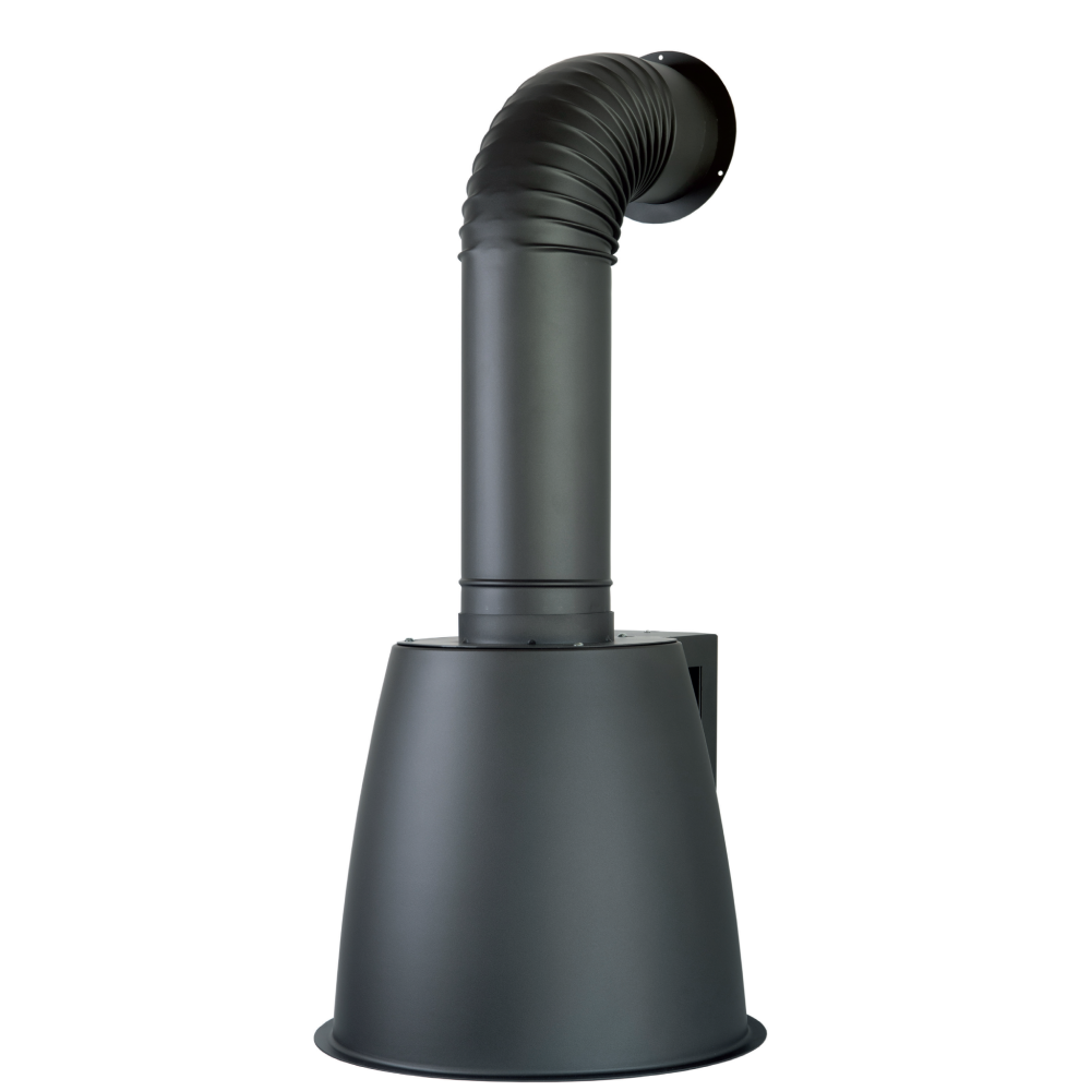 Cappa aspirante in acciaio inox brunito Ø49x40,5 cm