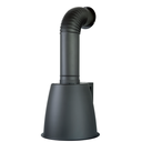 Cappa aspirante in acciaio inox brunito Ø49x40,5 cm