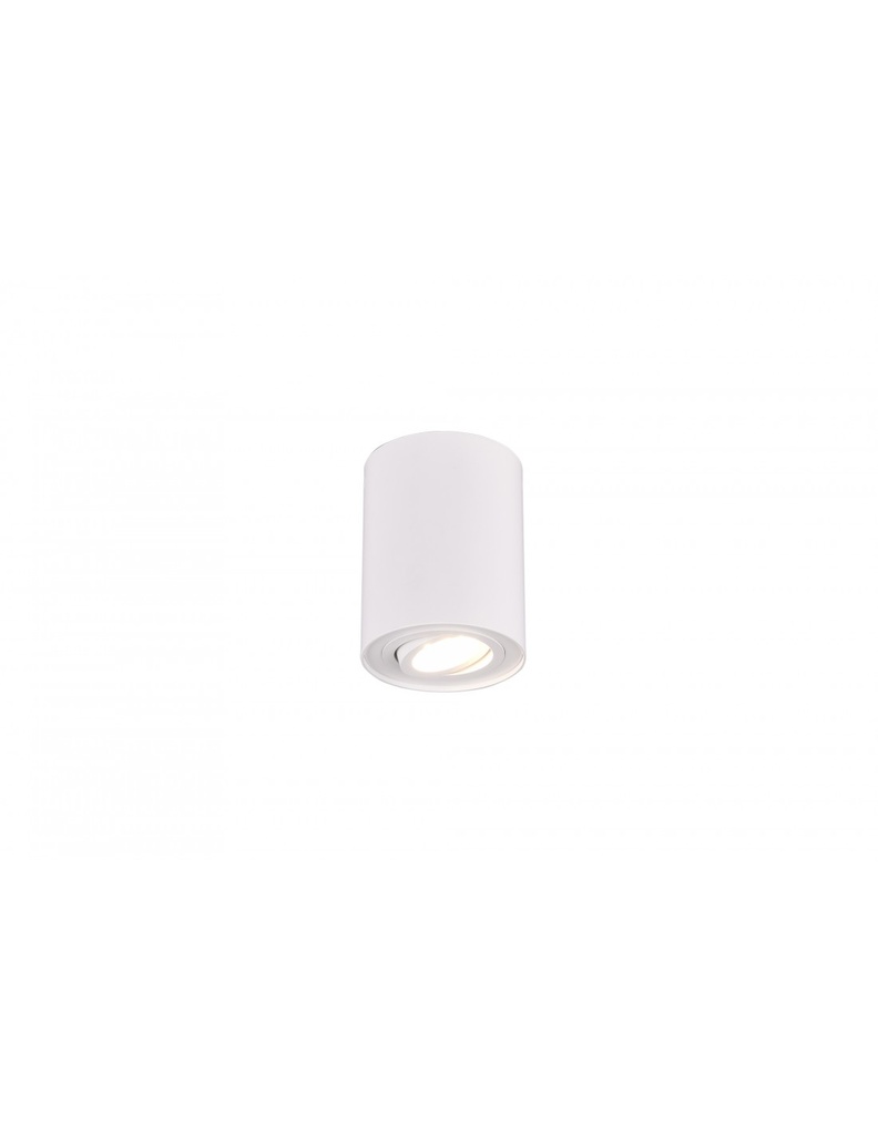 Faretto Spot Orientabile Cookie Cilindro Bianco
