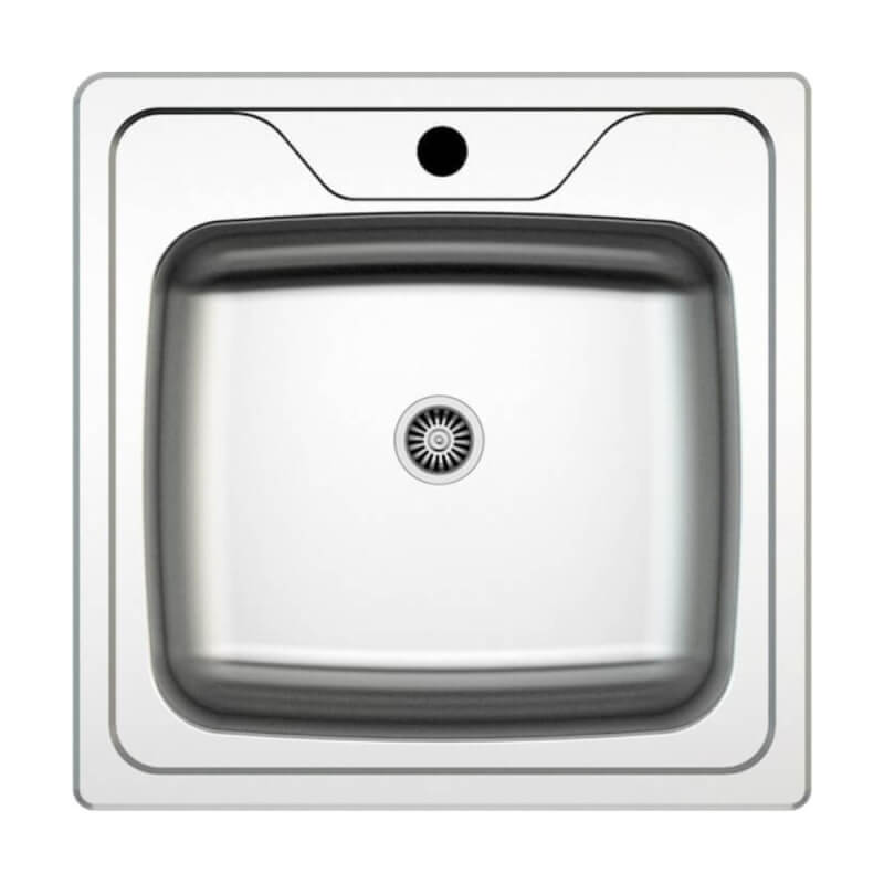 Lavello 50x50 Classic N24435AS - Lavello Incasso Monostampo