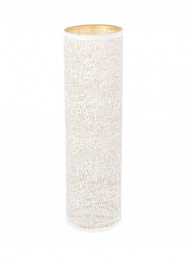 Portacandele P.Tealight 5P Icelyn Bianco-Oro