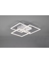 Plafoniera Bianca 3 Quadrati Orientabili Led Dimmer