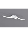 Plafoniera Moderna 2 Bacchette Led 4000K Route Bianco