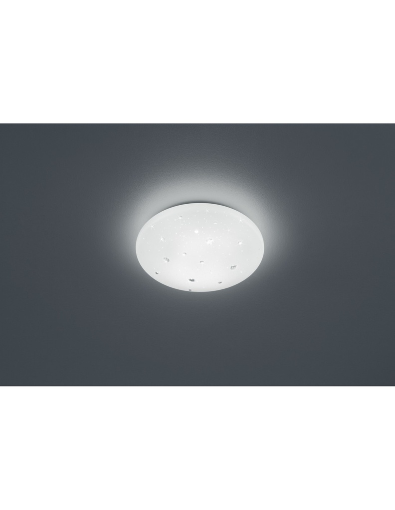 Plafoniera Moderna LED Dimmerabile Achat Ø27 cm Bianco
