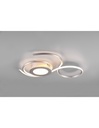 Plafoniera Moderna Led Dimmer Per Soggiorno Jive Nichel