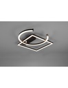 Plafoniera Led Dimmerabile Nero L42 cm