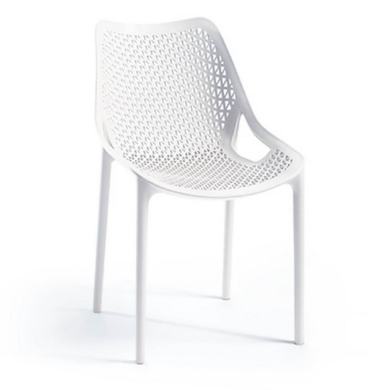 Sedia in polipropilene Bianca 60x50x h82 cm