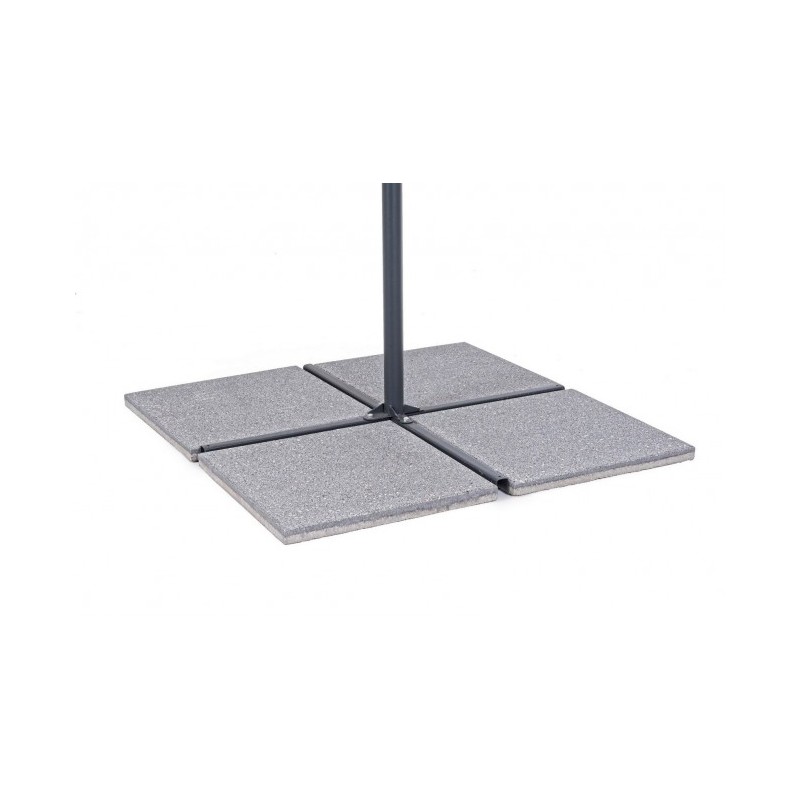 Set 4 marmette cemento mix grigio 50x50 - Resistenza e stile per il tuo spazio