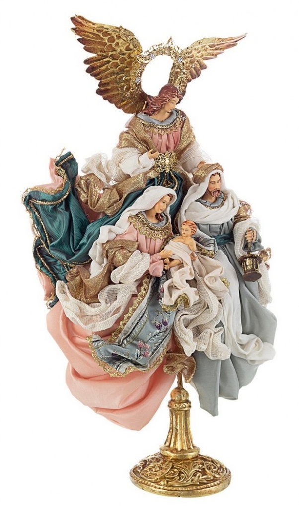 1x Sacra Famiglia Rinascimento Stand Azzurr - Samnite