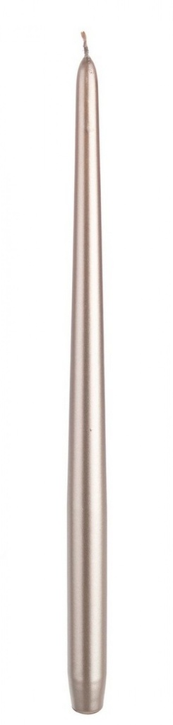 6x Candela Basic Conica Perla 40Cm - Samnite