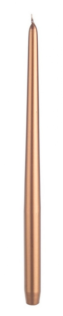 6x Candela Basic Conica Rame 40Cm - Samnite