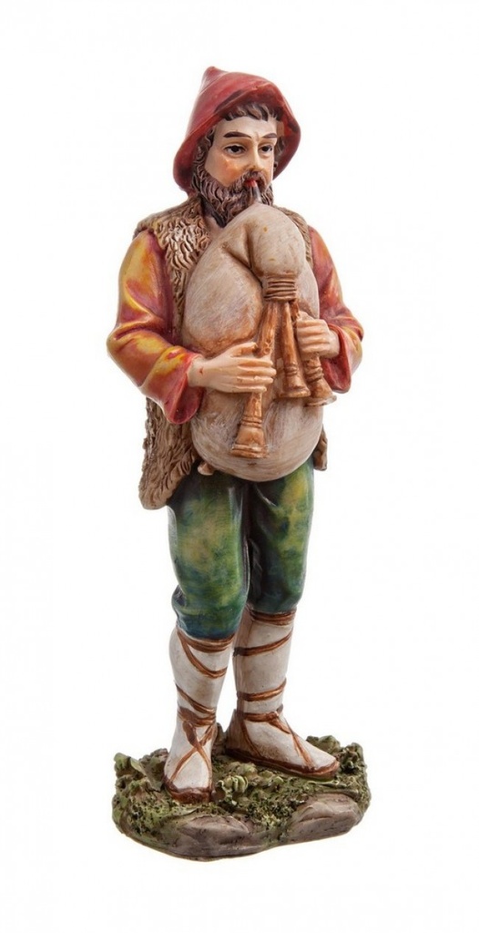 6x Figura Presepe Zampognaro H16 - Samnite