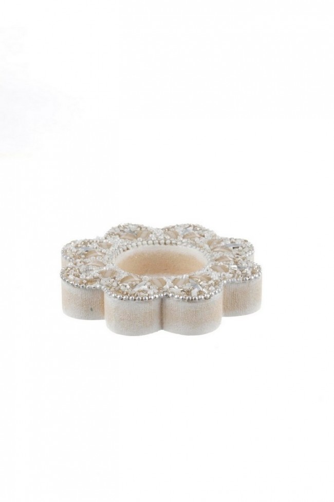 6x P.Tealight Rahul Fiore Argento - Samnite