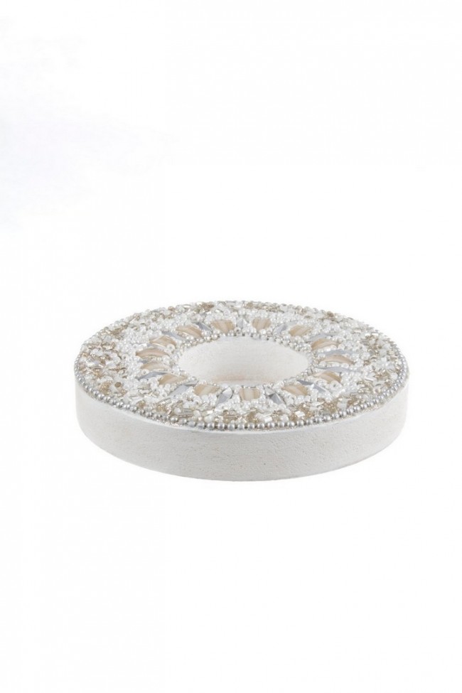 6x P.Tealight Rahul Tondo Argento - Samnite