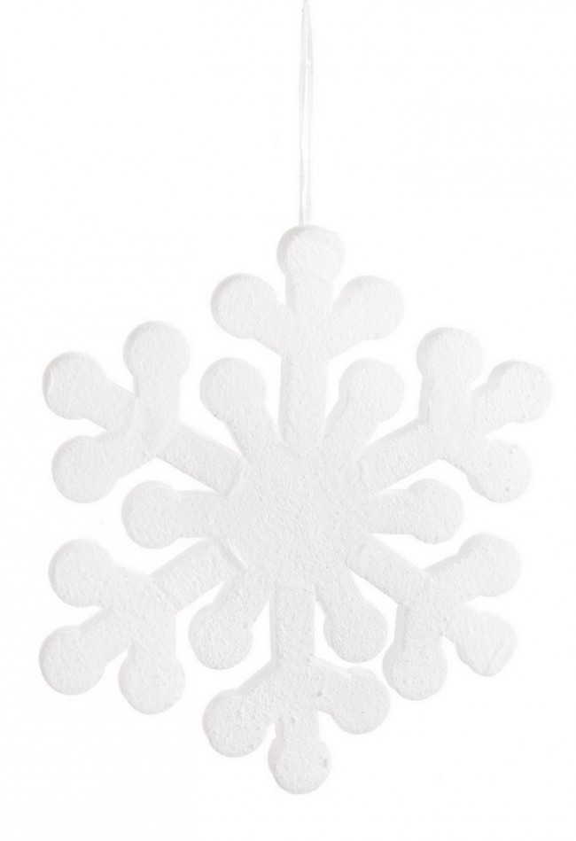 6x Pendaglio Fiocco Di Neve Gogol L - Samnite