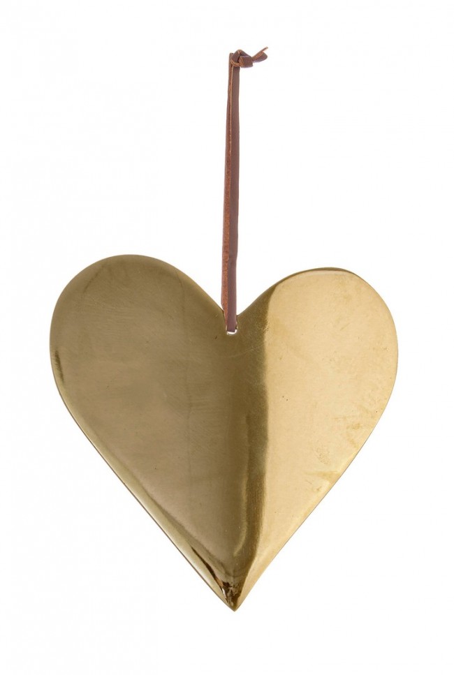6x Pendaglio Shannon Cuore Oro 15X15H - Samnite