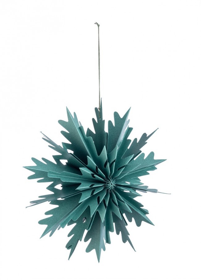 6x Pendaglio Vik Fiocco 012 Carta Verde D30 - Samnite