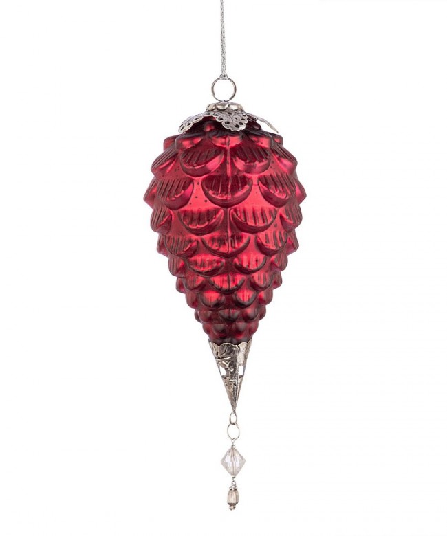 6x Pendaglio Vt Fascinate Pigna Rosso D110 - Samnite