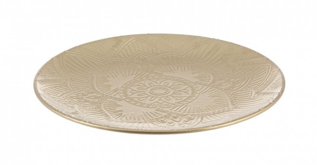 6x Piatto Decor Mandalas To Oro D35 - Samnite