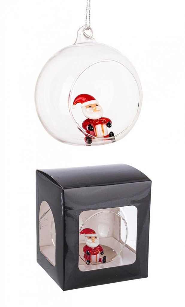 6x Sfera Aperta Vt Yule Babbo C - Samnite