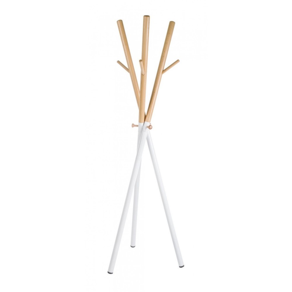 Appendiabiti moderno Bastien bianco - Samnite