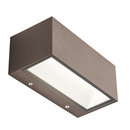 Applique 12W Led 3000K  linea box  caffe' - Samnite