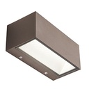 Applique 12W Led 3000K  linea box  caffe' - Samnite