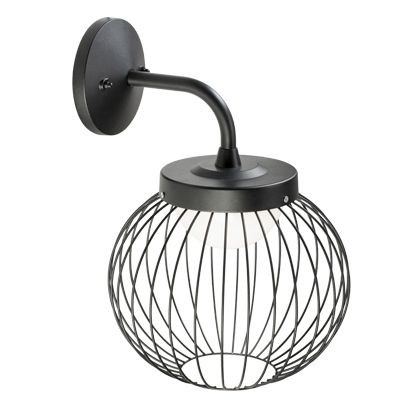 Applique 20W Led 4000K  linea cage  nero - Samnite