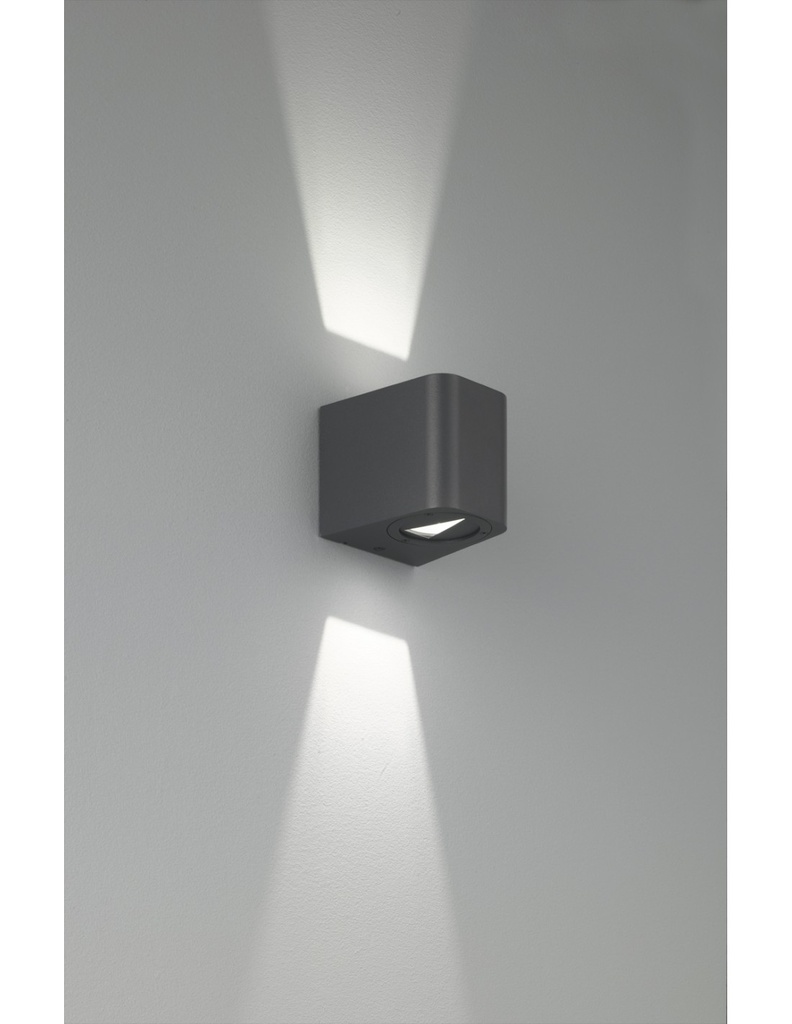 Applique Biemissione Da Esterno Bogota Led IP54 Antracite Trio Lighting - Samnite